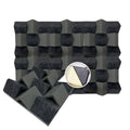 silexofy Black and Gray 3D Felt Sound Diffuser - KK1430