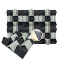 silexofy Black and White 3D Felt Sound Diffuser - KK1429