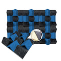 silexofy Blue and Black 3D Felt Sound Diffuser - KK1433