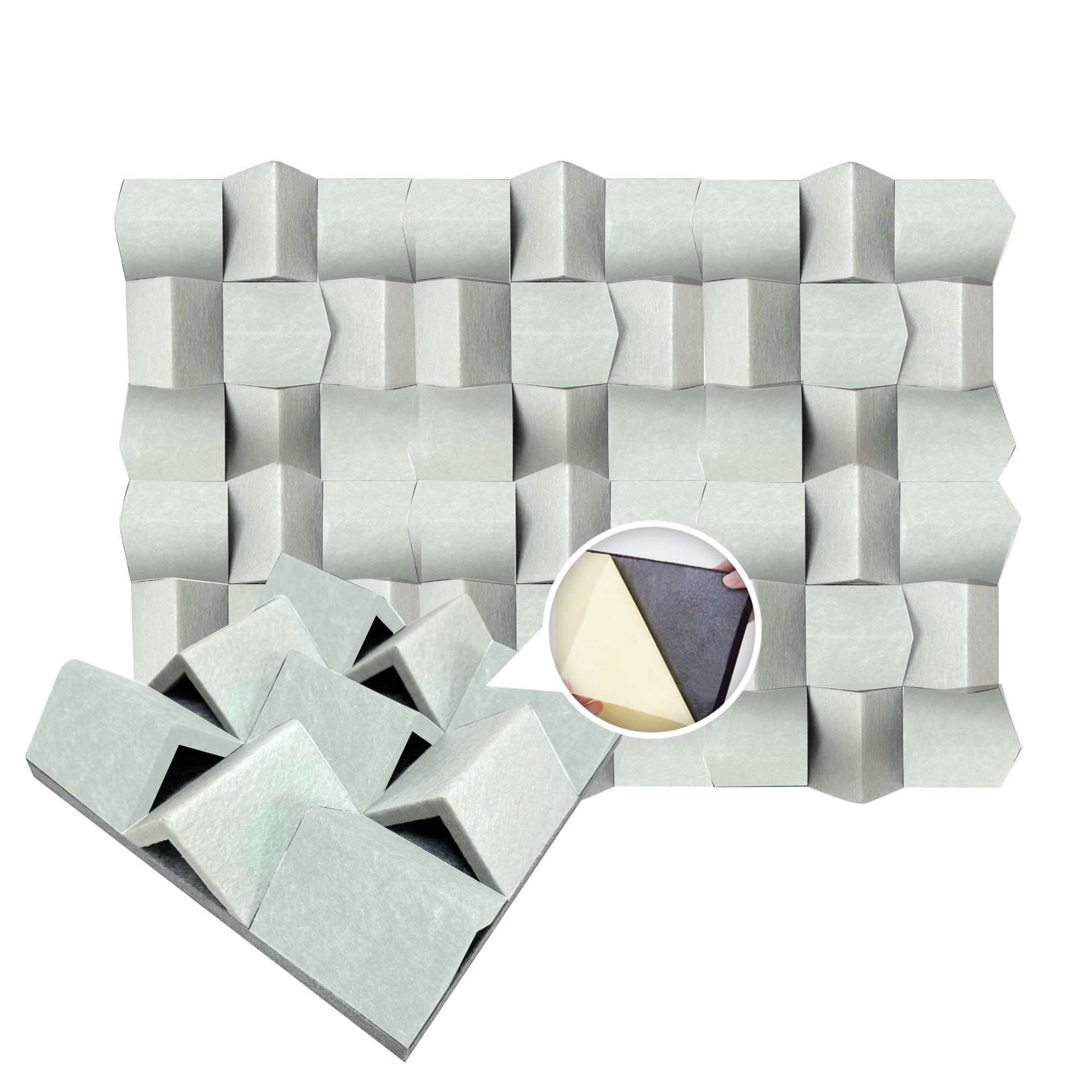 silexofy SOLID COLORS 3D Felt Sound Diffuser - KK1428