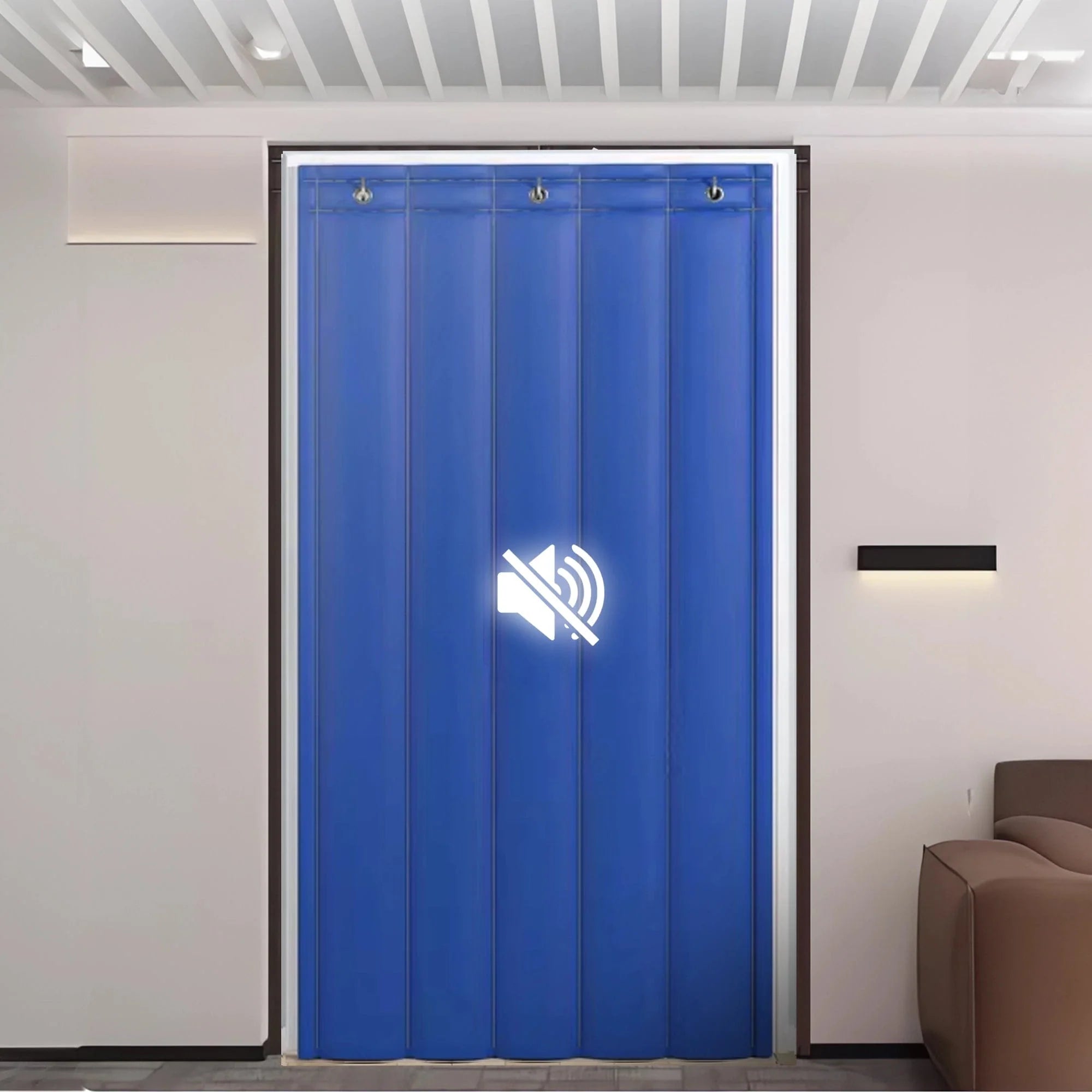 silexofy Door Soundproof Curtain PRO Thick Thermal Insulation KK1455