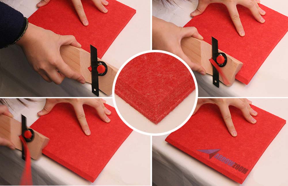 silexofy Heavy-Duty Wood Acoustic Polyester Fabric Panel Cutter KK1155