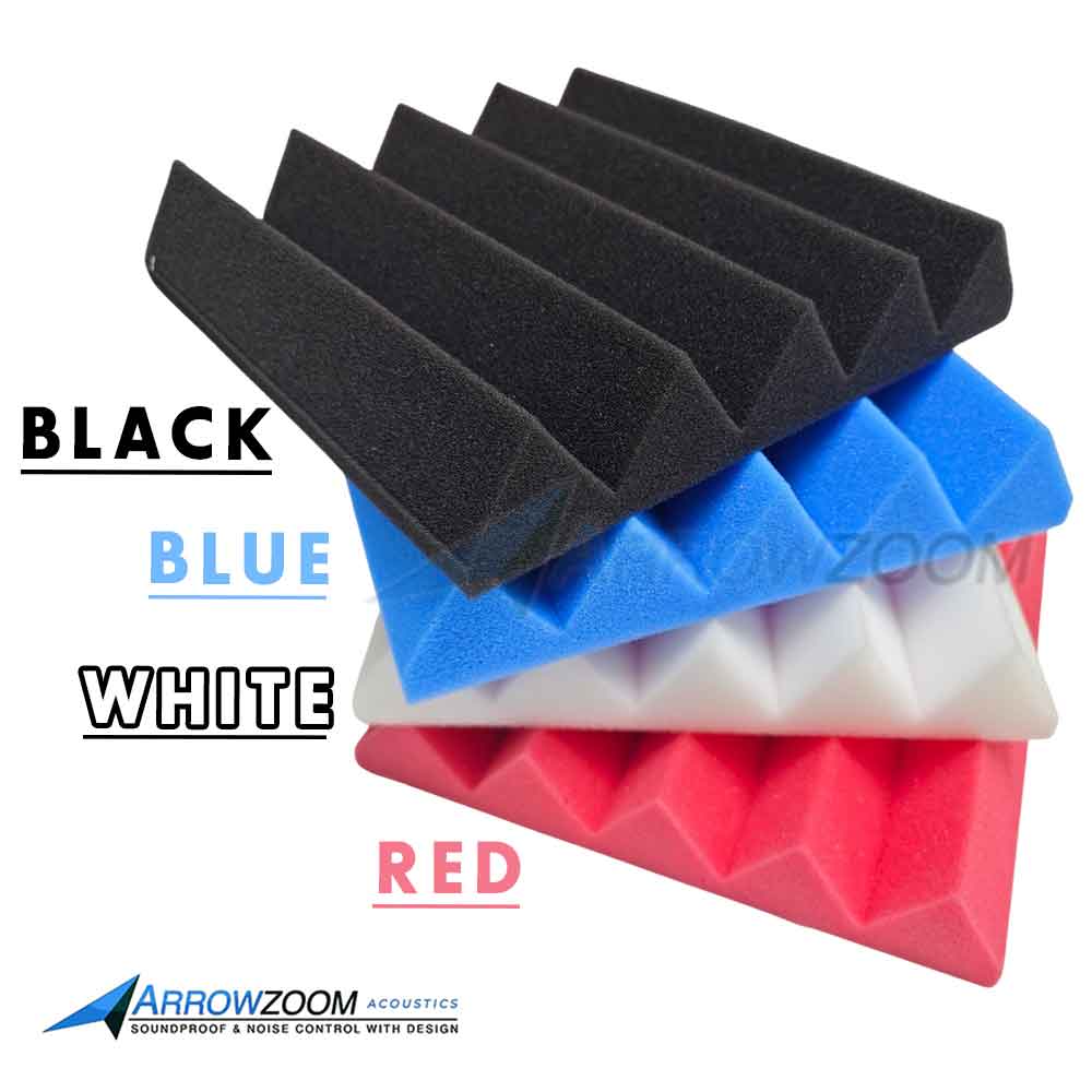 silexofy Acoustic Wedge Tiles Foam - Solid Colors - KK1134