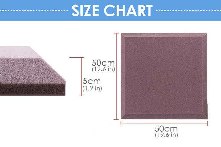 silexofy Flat Bevel Tile Series Acoustic Panel - Black x Pearl White Bundle - KK1039