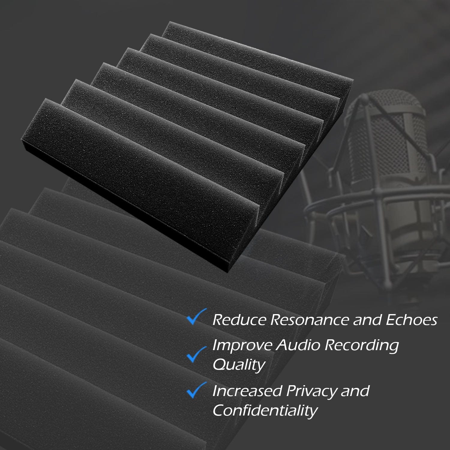silexofy™ PRO Series Soundproof Foam - Triangle Pro - KK1243