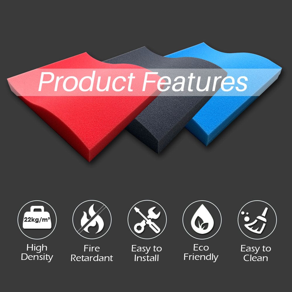 silexofy™ PRO Series Soundproof Foam - Wave Pro - KK1199