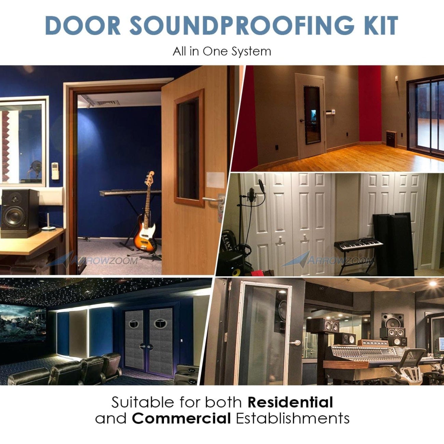 silexofy Soundproof Door Kit KK1184