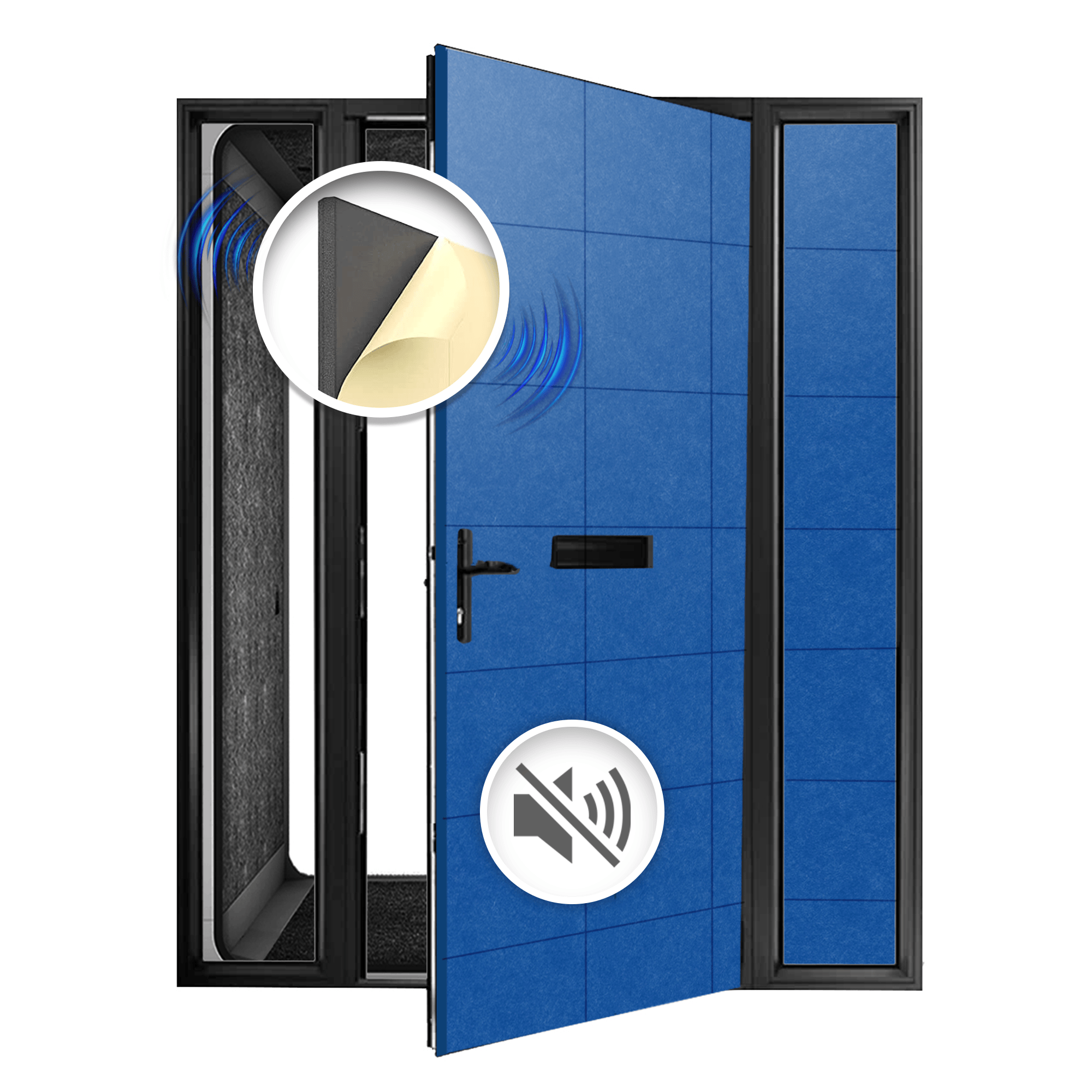 silexofy Soundproof Premium Door Kit Pro - KK1244
