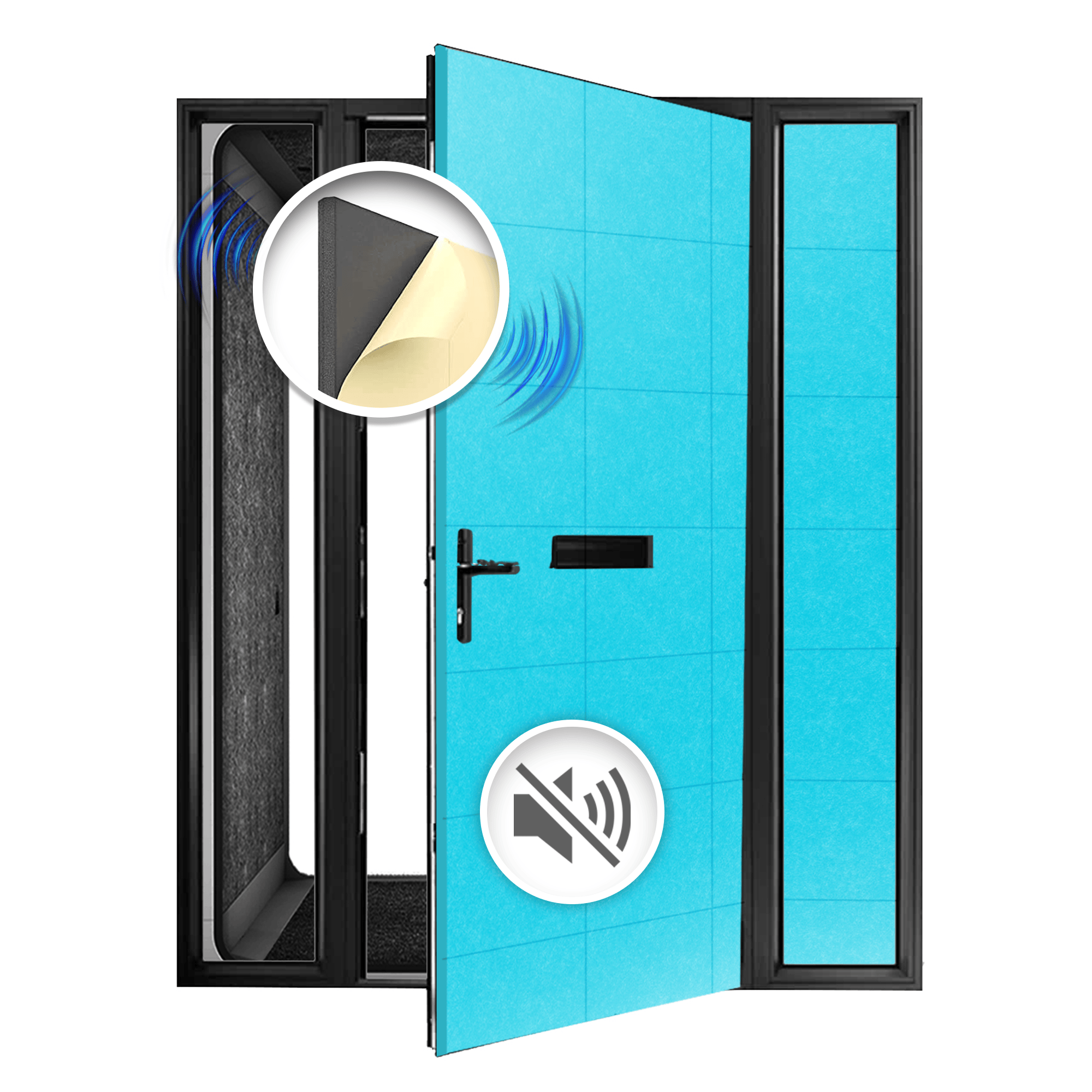 silexofy Soundproof Premium Door Kit Pro - KK1244