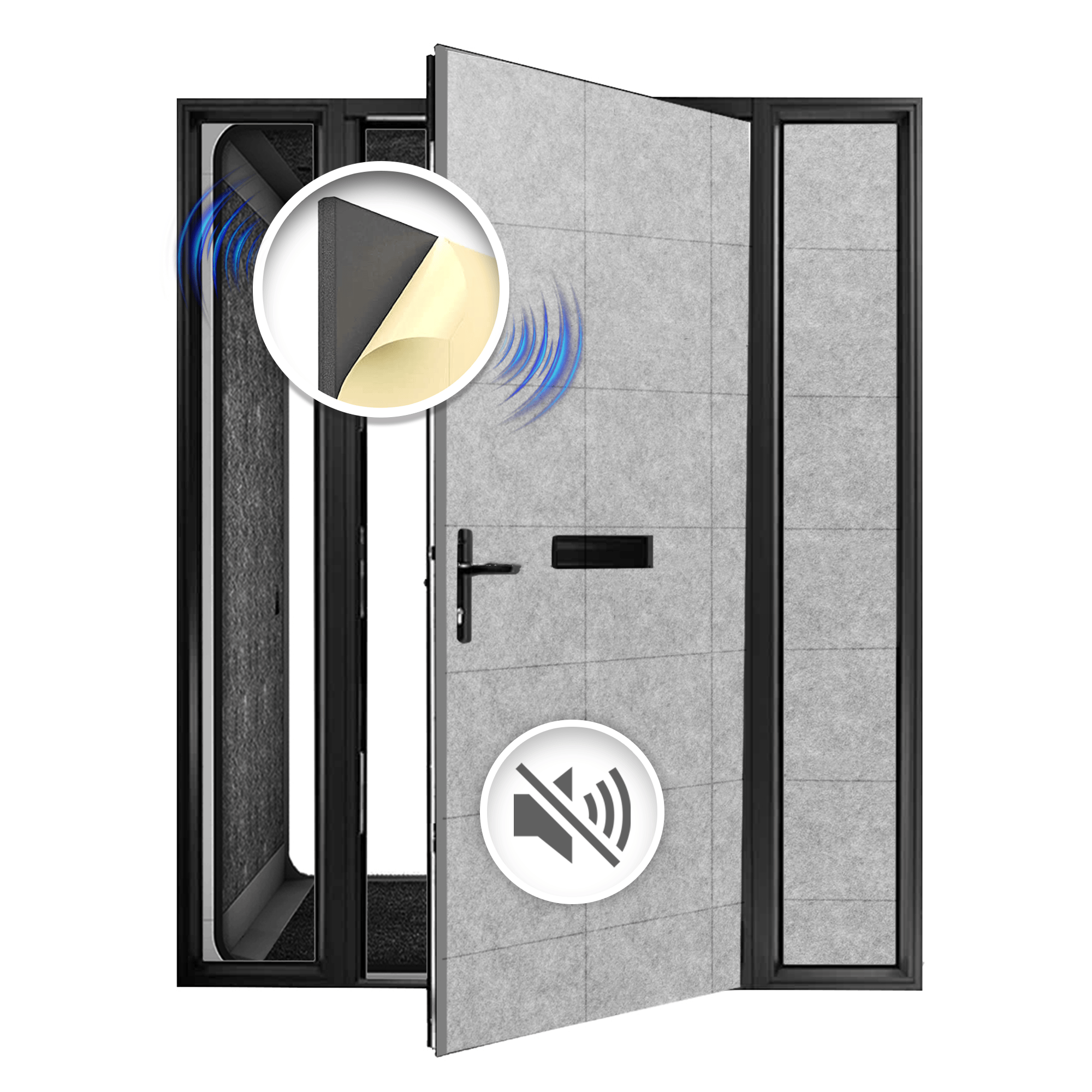 silexofy Soundproof Premium Door Kit Pro - KK1244
