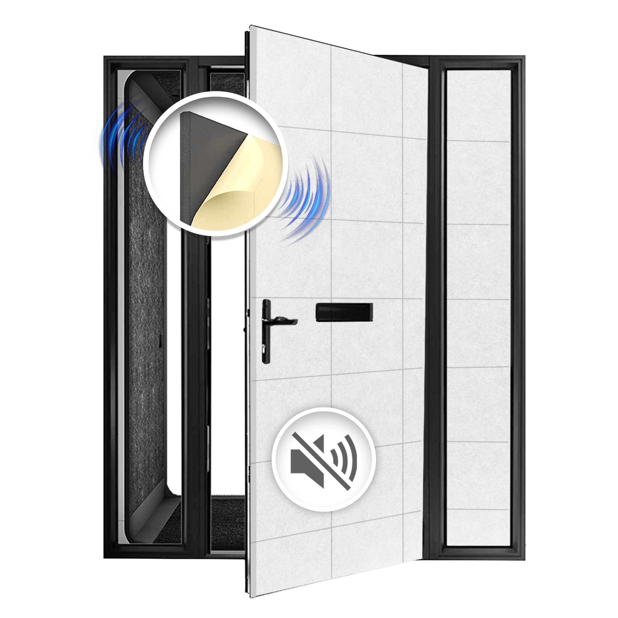 silexofy Soundproof Premium Door Kit Pro - KK1244
