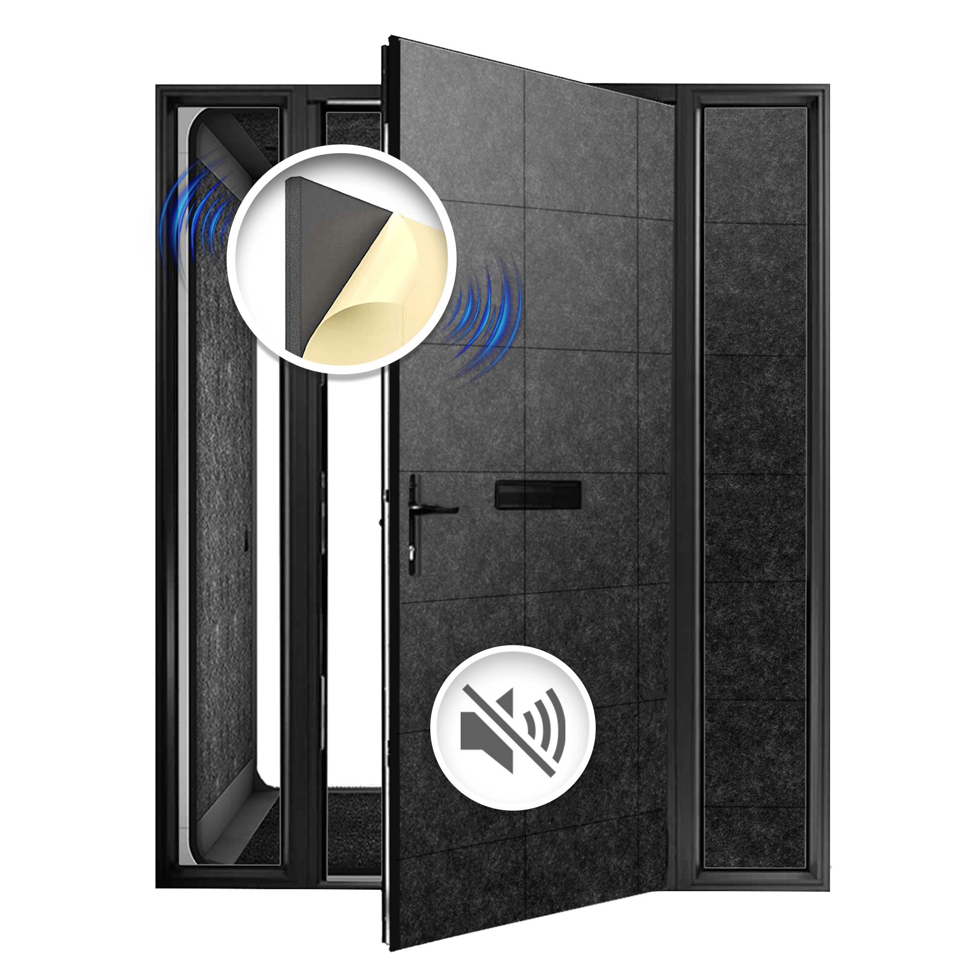 silexofy Soundproof Premium Door Kit Pro - KK1244