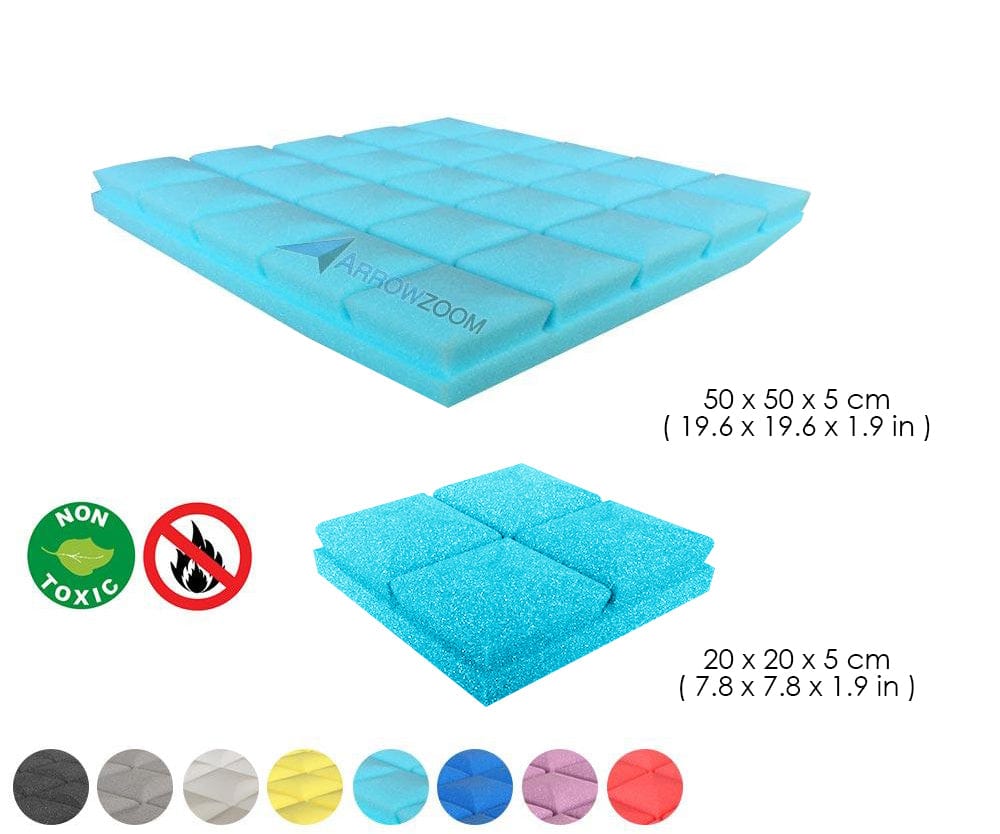 New 1 Pc Hemisphere Grid Type Acoustic Panel Sound Absorption Studio Soundproof Foam KK1040