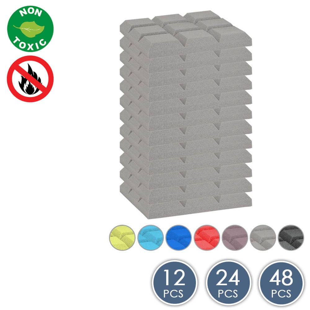 silexofy Acoustic Bevel Grid Foam - Solid Colors - KK1046