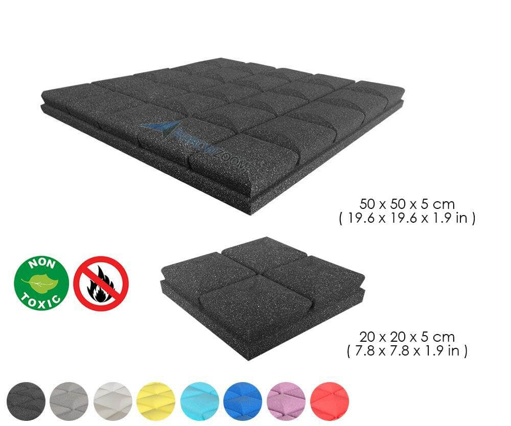 silexofy Acoustic Hemisphere Grid Foam - Solid Colors - KK1040