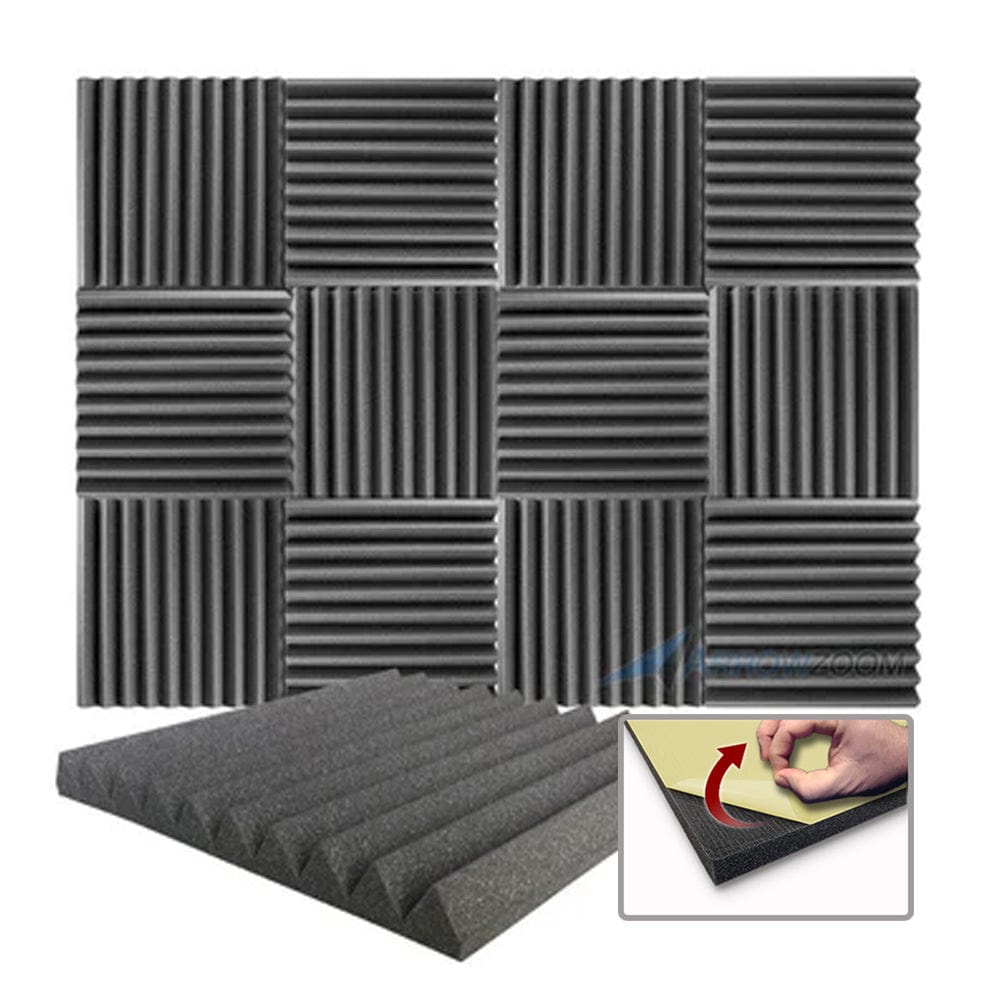 silexofy Acoustic Wedge Tiles Foam - Solid Colors - KK1134