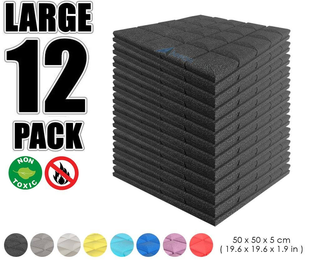 silexofy Acoustic Hemisphere Grid Foam - Solid Colors - KK1040