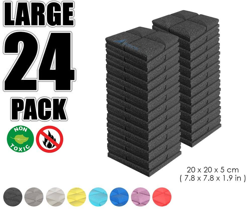 silexofy Acoustic Hemisphere Grid Foam - Solid Colors - KK1040