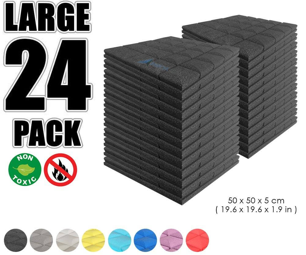 silexofy Acoustic Hemisphere Grid Foam - Solid Colors - KK1040