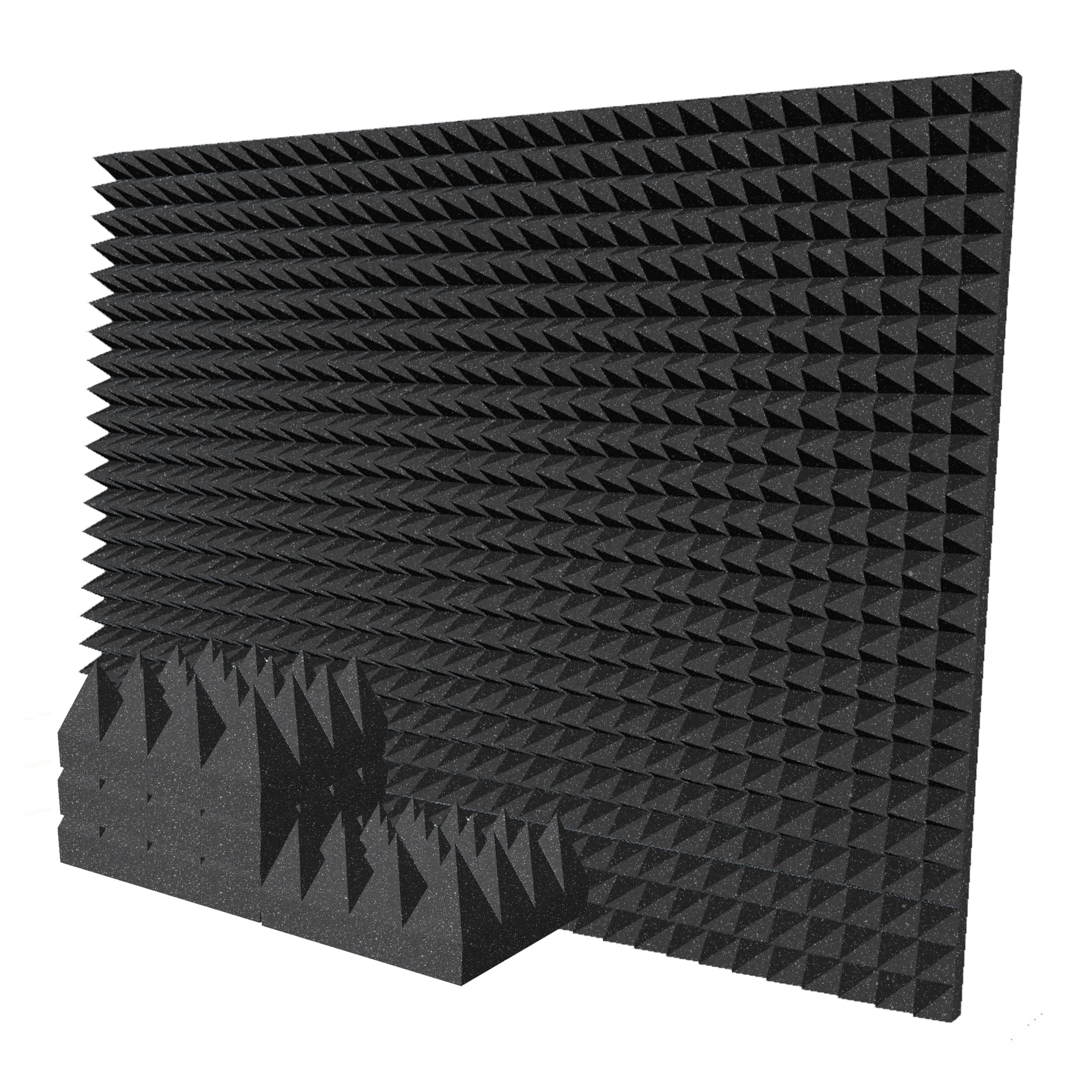 silexofy Pyramid 10/15cm Thick Acoustic Foam Series PRO - Black - KK1471