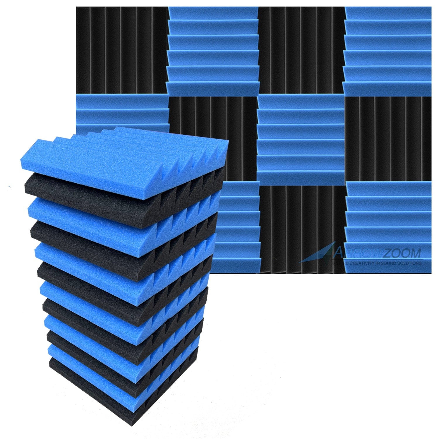 silexofy™ PRO Series Soundproof Foam - Triangle Pro - KK1243