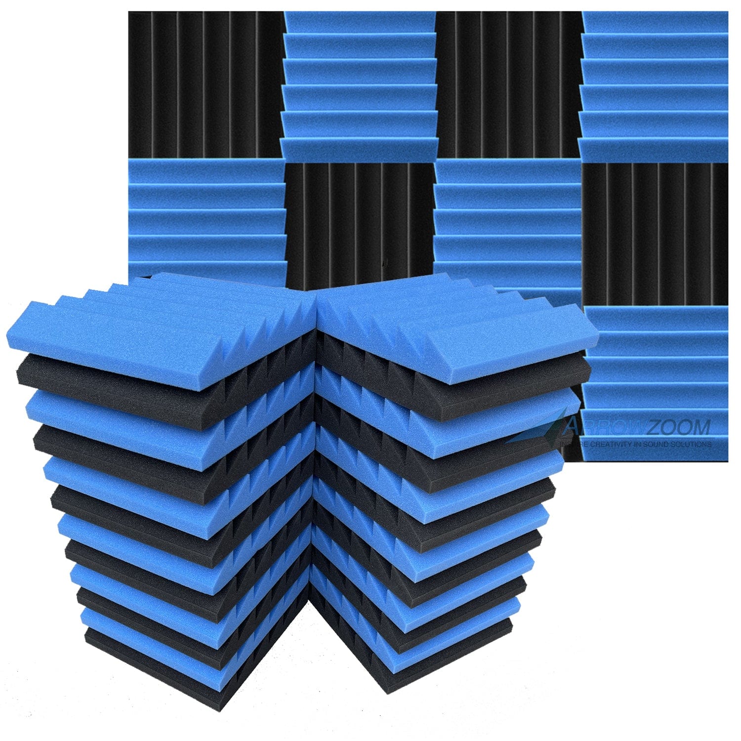 silexofy™ PRO Series Soundproof Foam - Triangle Pro - KK1243