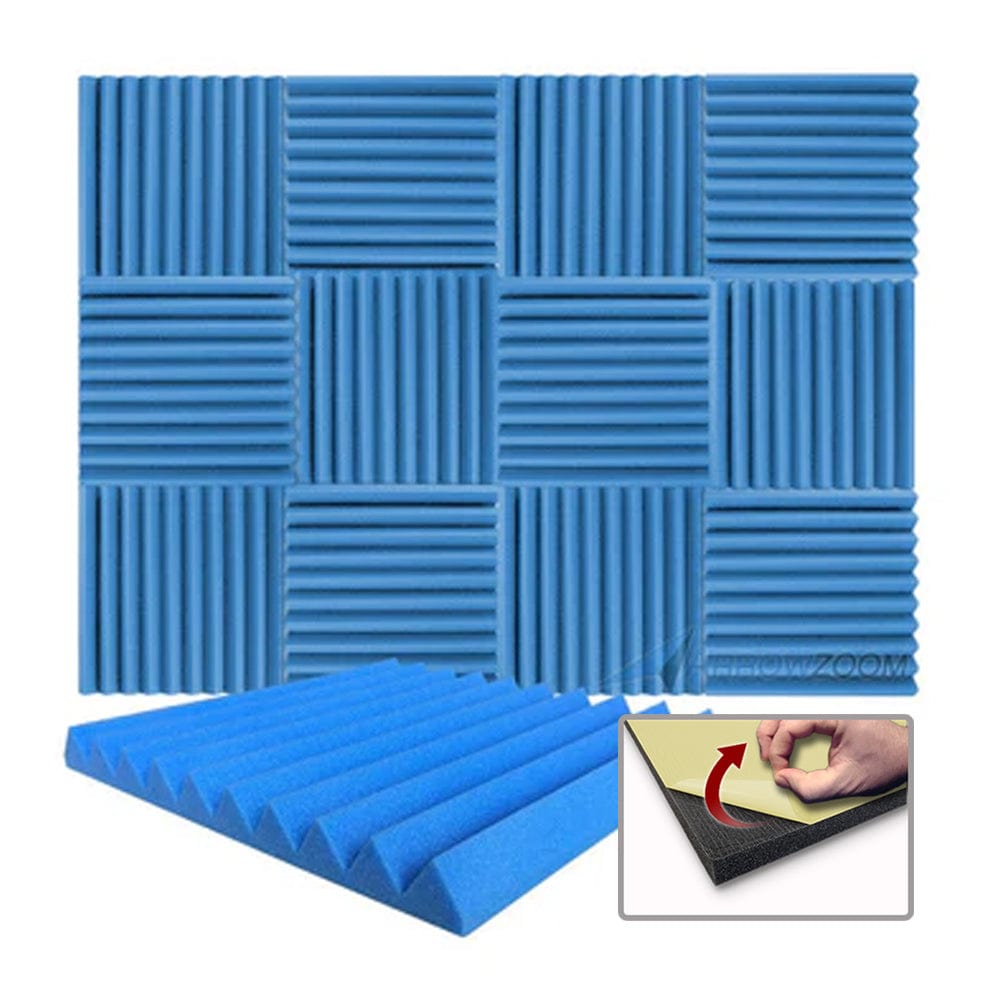 silexofy Acoustic Wedge Tiles Foam - Solid Colors - KK1134