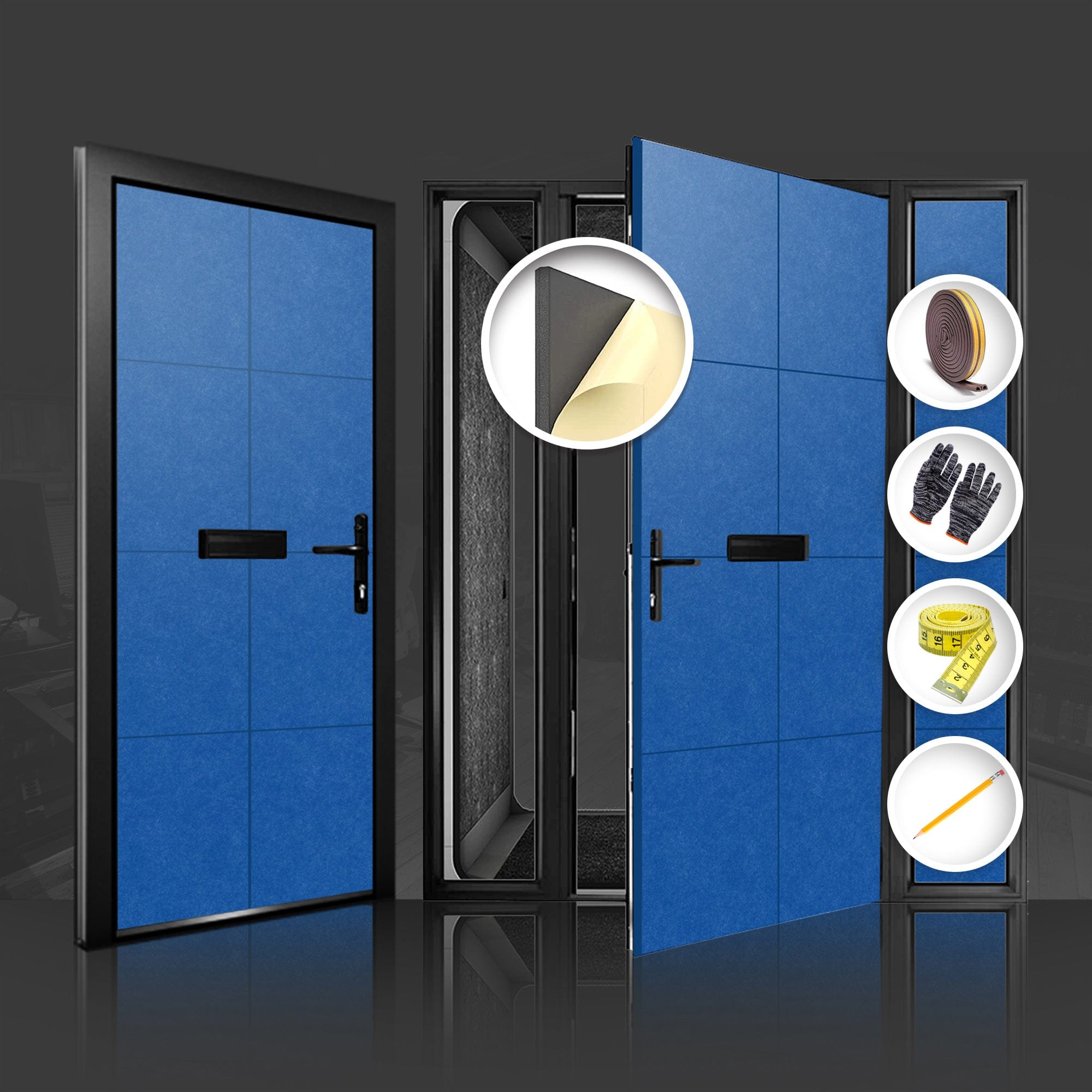 silexofy Soundproof Premium Door Kit Pro - KK1244