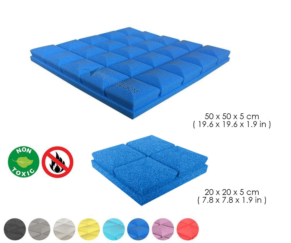 New 1 Pc Hemisphere Grid Type Acoustic Panel Sound Absorption Studio Soundproof Foam KK1040