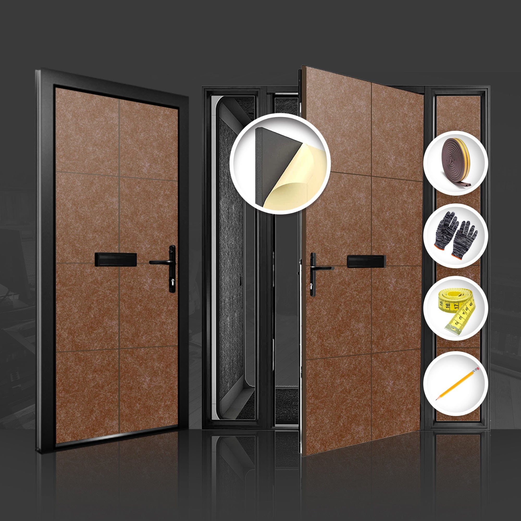 silexofy Soundproof Premium Door Kit Pro - KK1244