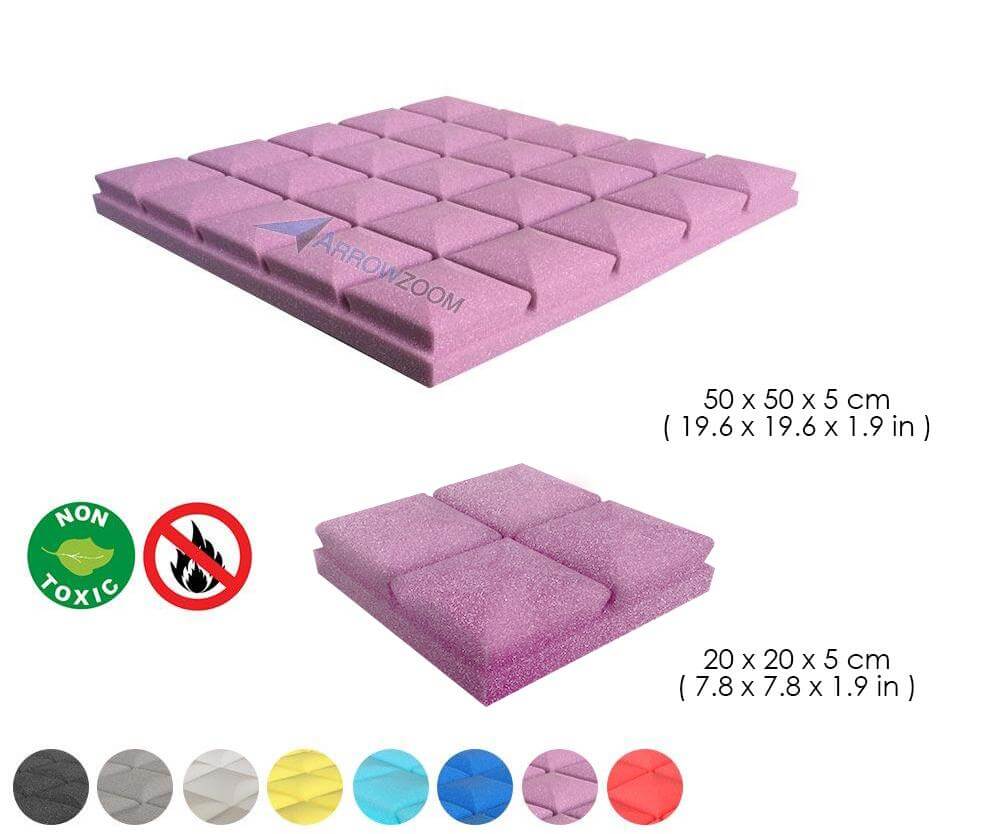 silexofy Acoustic Hemisphere Grid Foam - Solid Colors - KK1040