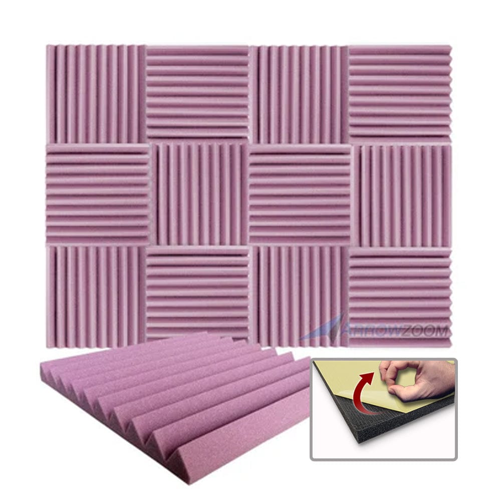 silexofy Acoustic Wedge Tiles Foam - Solid Colors - KK1134