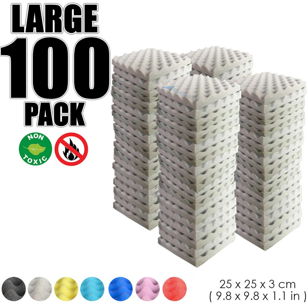 silexofy 100 pcs Bundle Acoustic Foam
