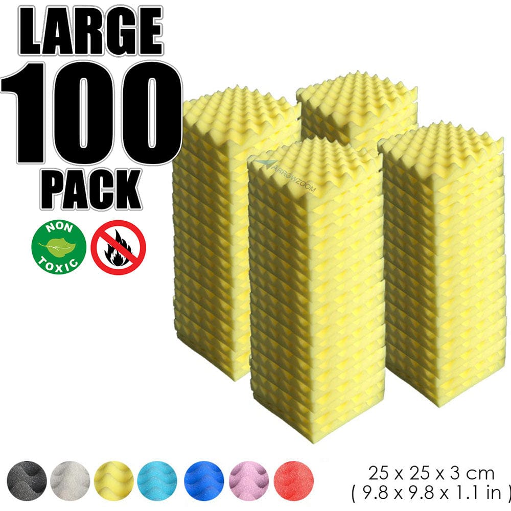 silexofy 100 pcs Bundle Acoustic Foam