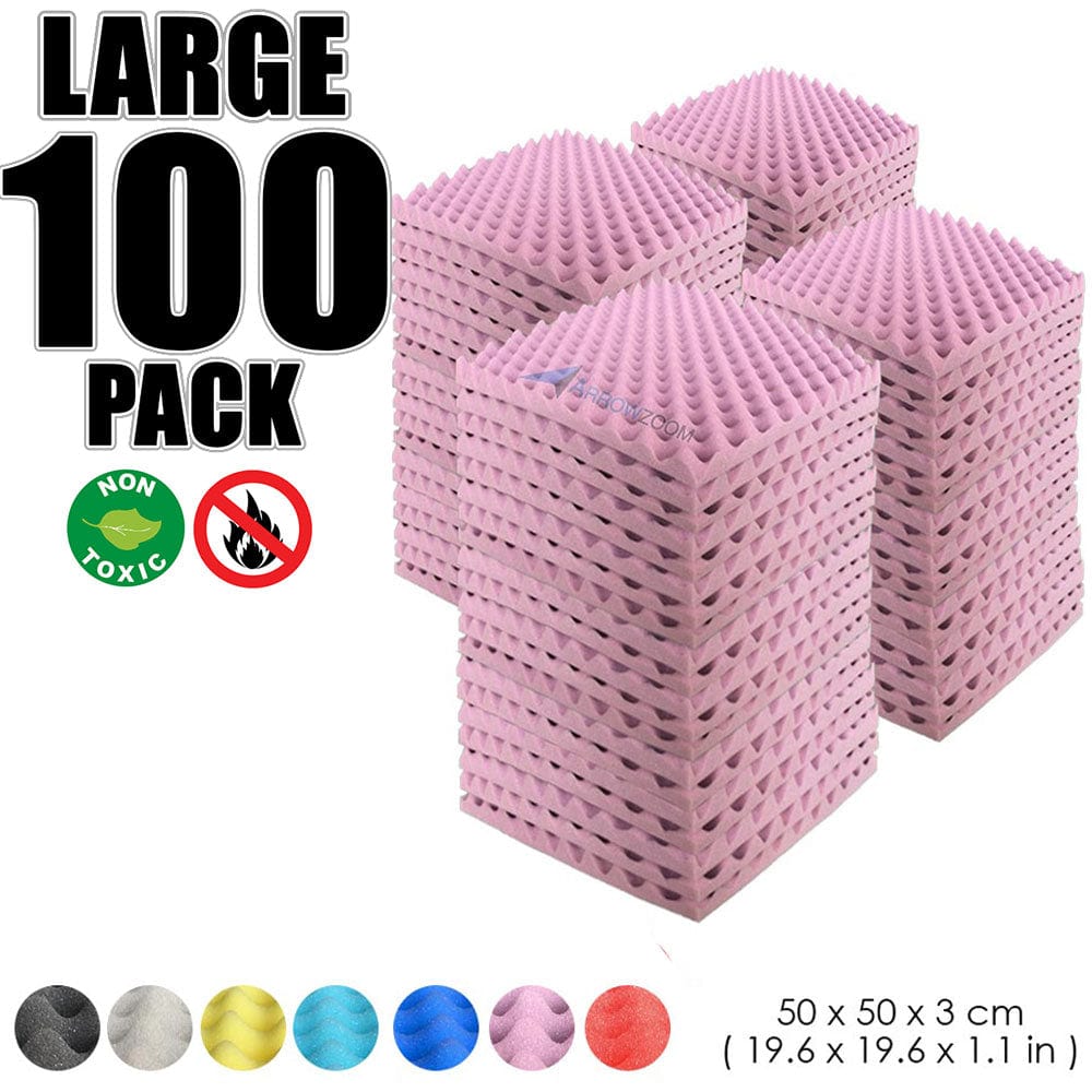 silexofy 100 pcs Bundle Acoustic Foam