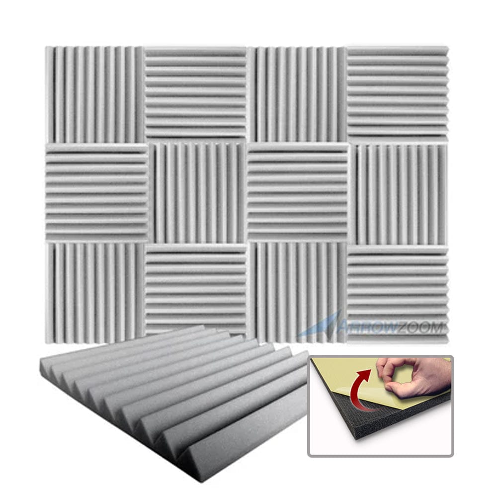 silexofy Acoustic Wedge Tiles Foam - Solid Colors - KK1134