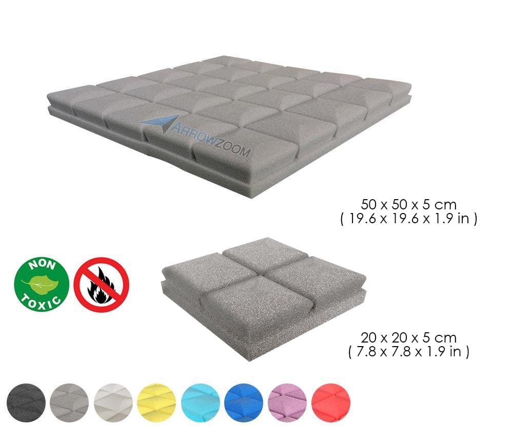 New 1 Pc Hemisphere Grid Type Acoustic Panel Sound Absorption Studio Soundproof Foam KK1040