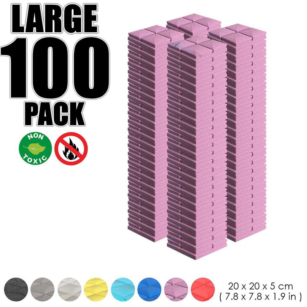 silexofy 100 pcs Bundle Acoustic Foam