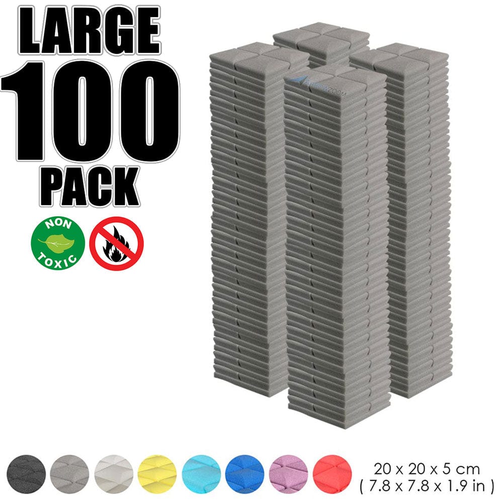 silexofy 100 pcs Bundle Acoustic Foam