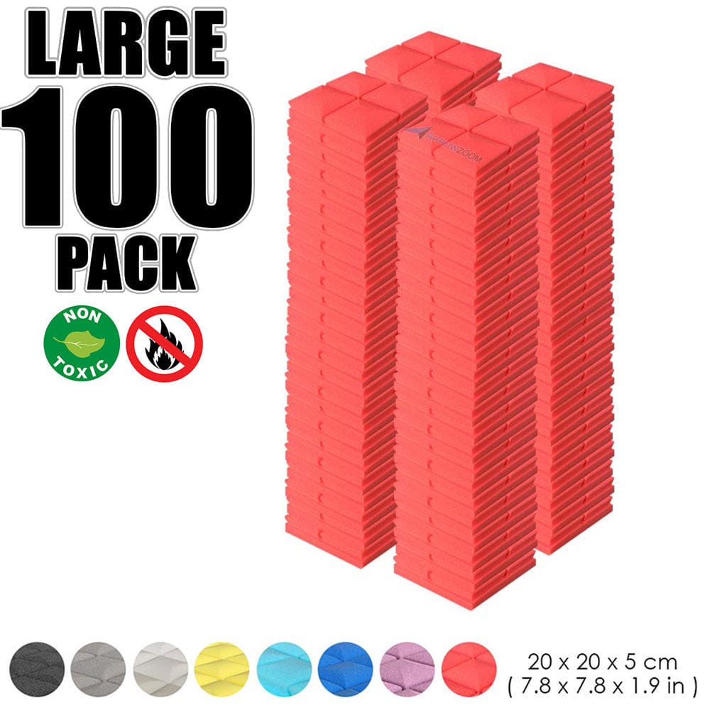 silexofy 100 pcs Bundle Acoustic Foam