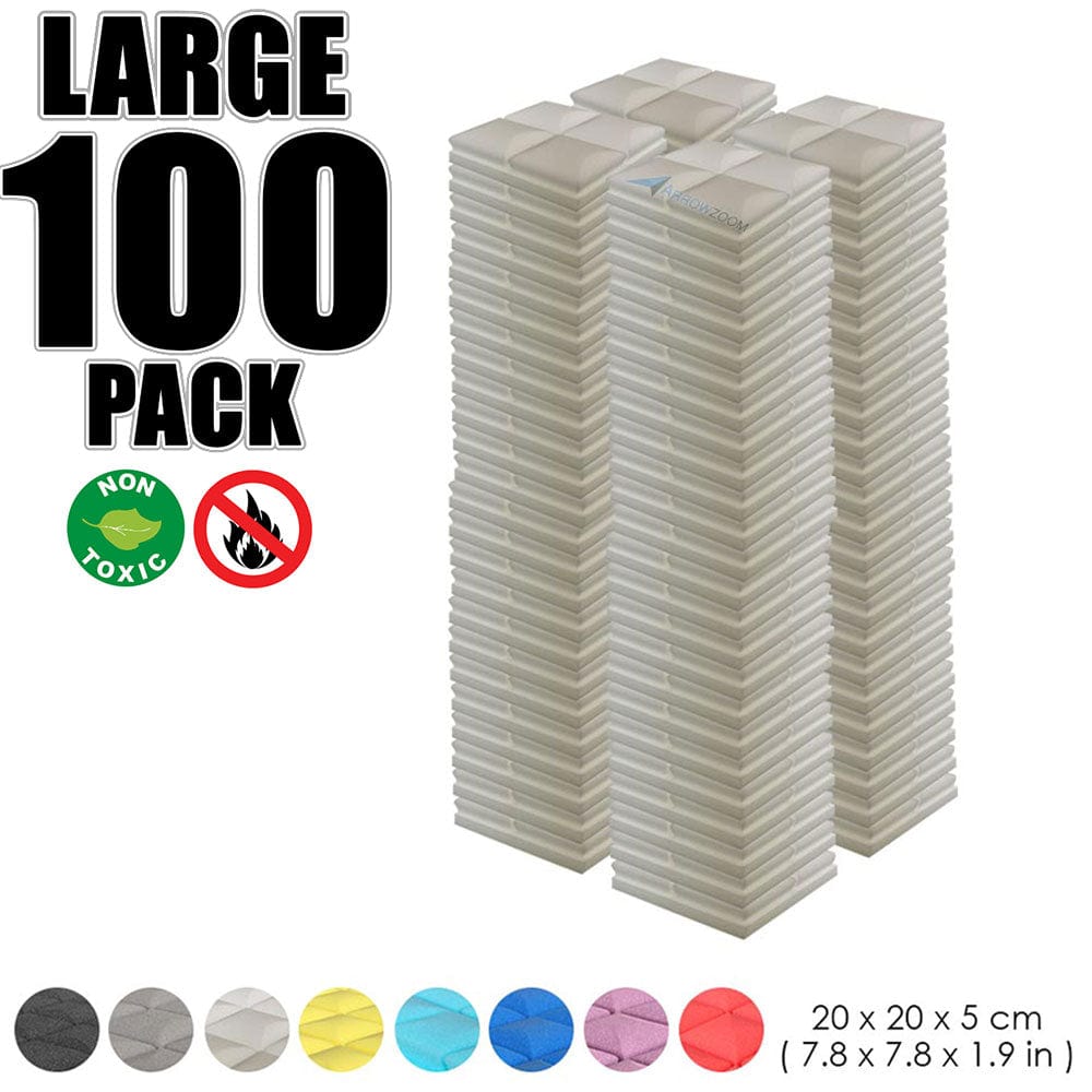 silexofy 100 pcs Bundle Acoustic Foam