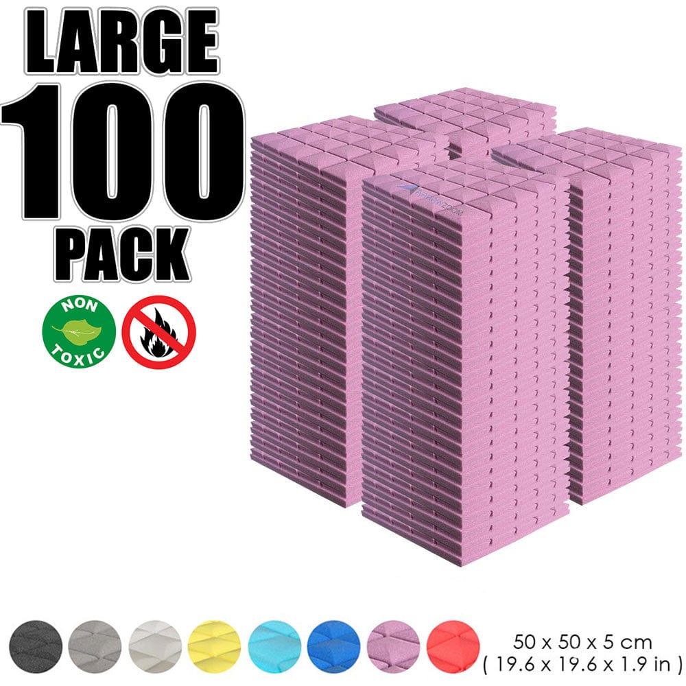 silexofy 100 pcs Bundle Acoustic Foam