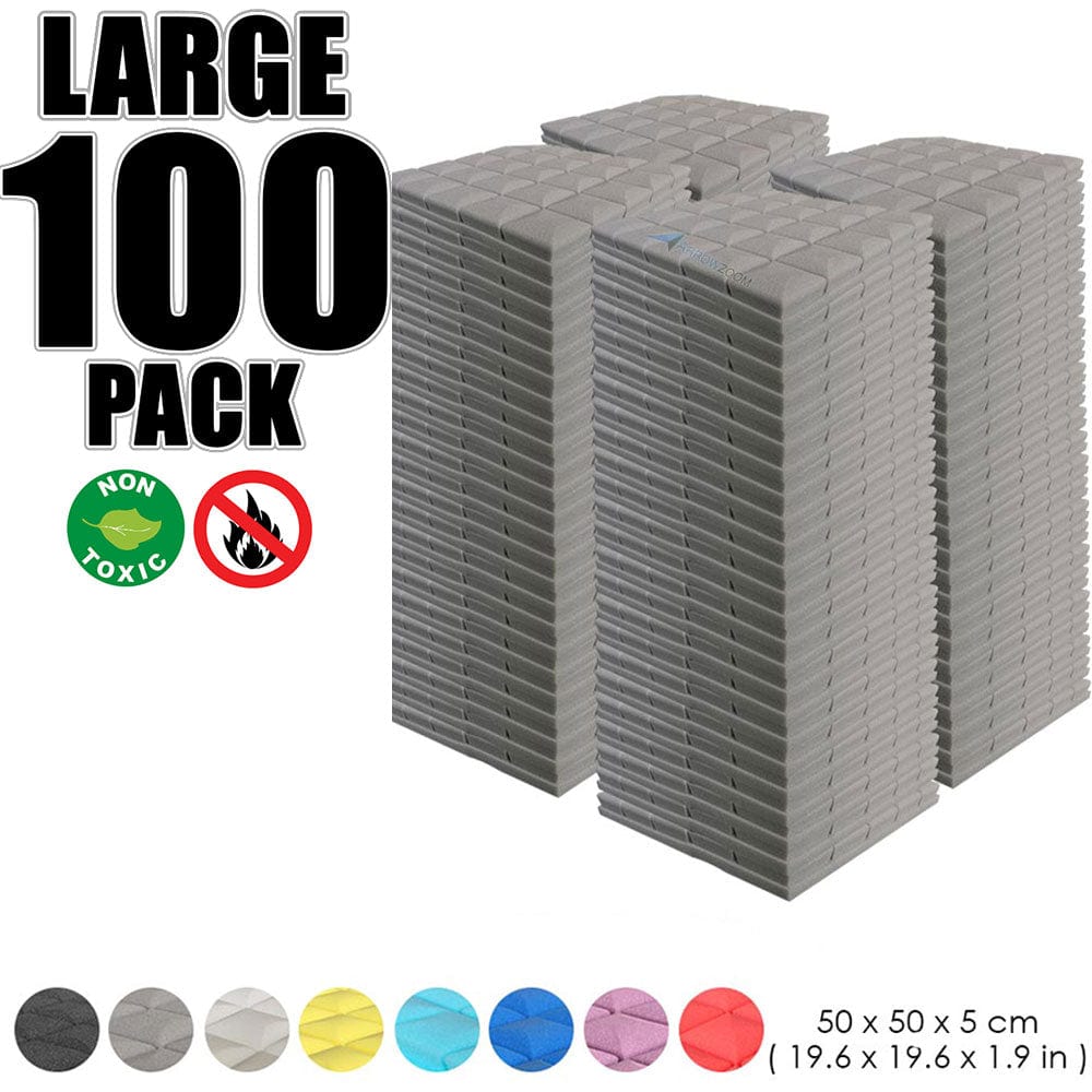 silexofy 100 pcs Bundle Acoustic Foam