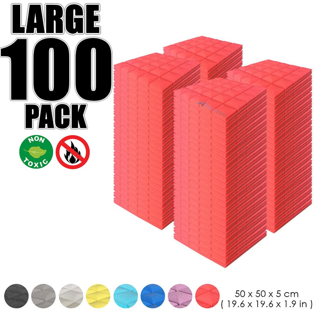 silexofy 100 pcs Bundle Acoustic Foam