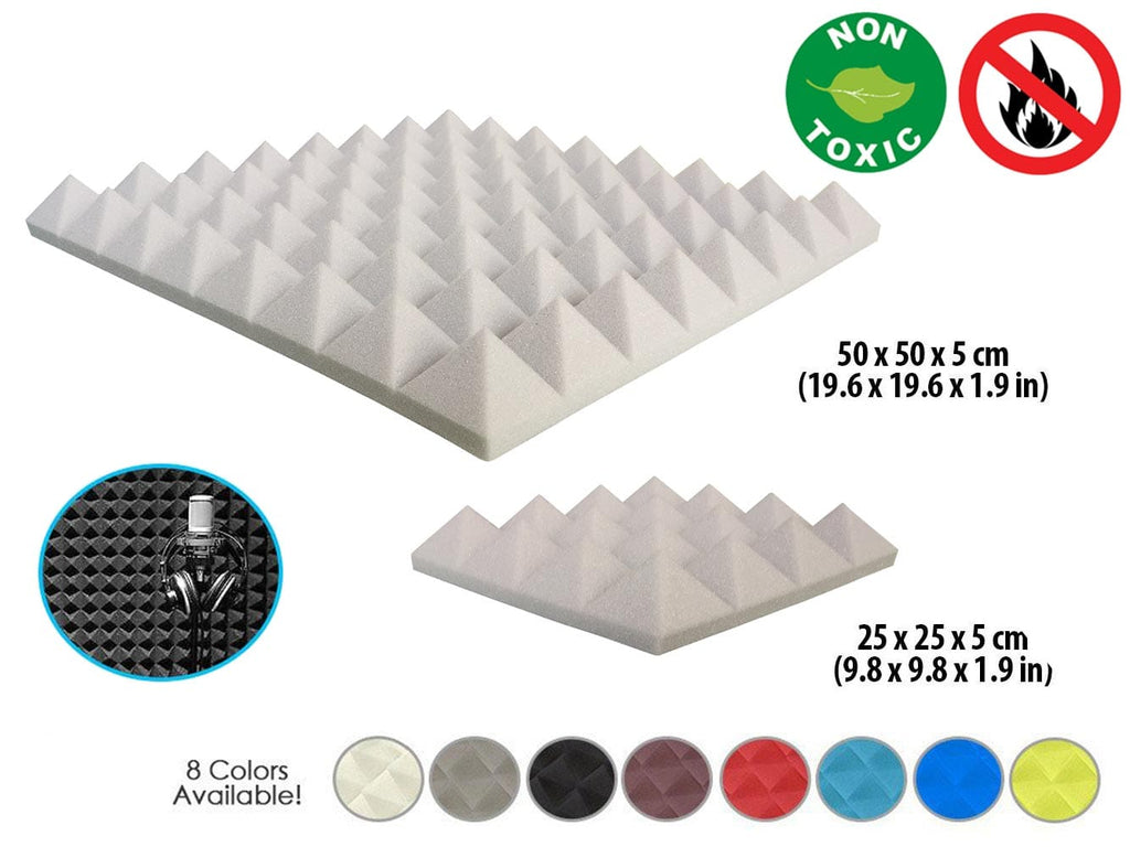 New 1 Pc Pyramid Tile Acoustic Panel Sound Absorption Studio Soundproof Foam KK1034