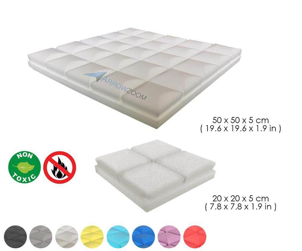 silexofy Acoustic Hemisphere Grid Foam - Solid Colors - KK1040