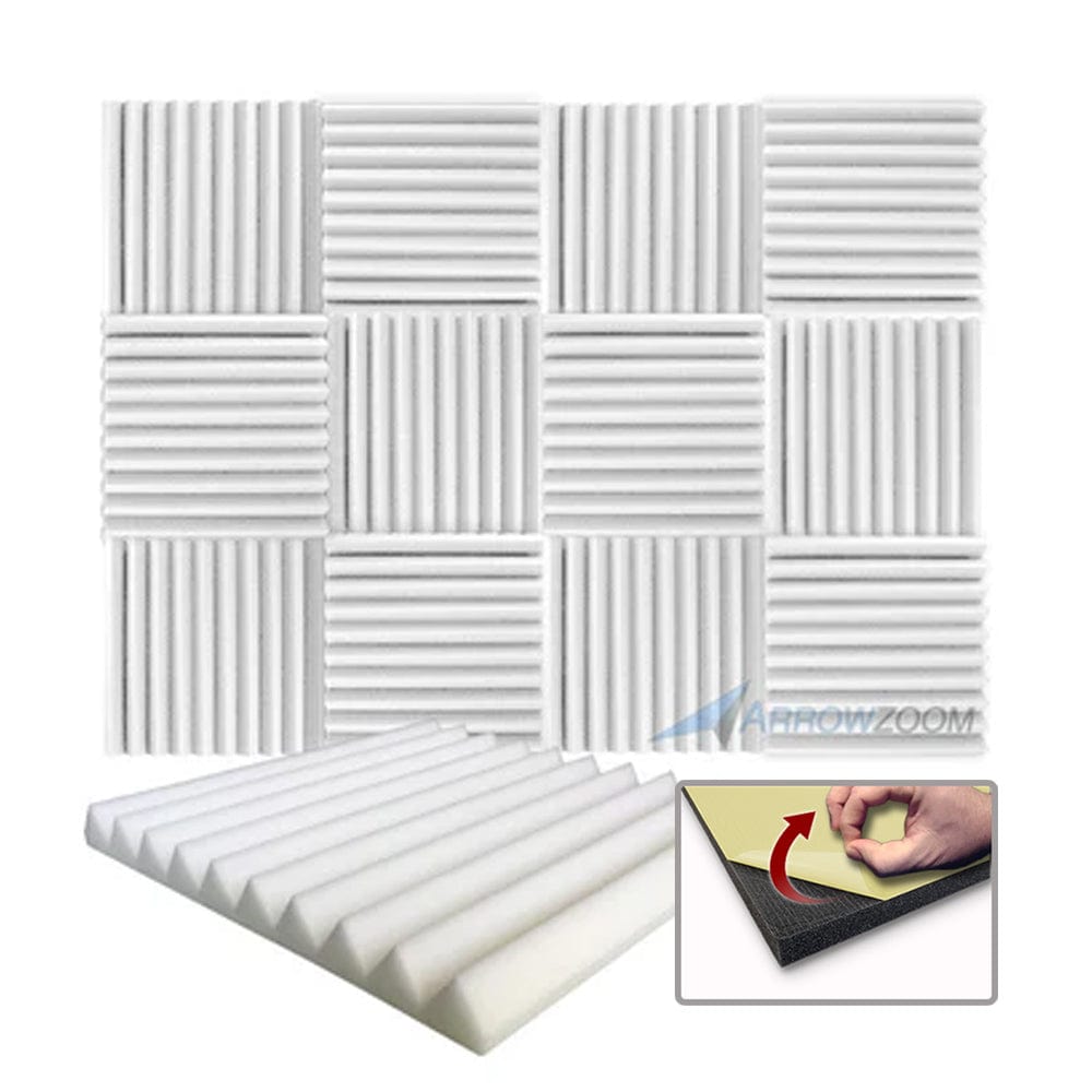 silexofy Acoustic Wedge Tiles Foam - Solid Colors - KK1134