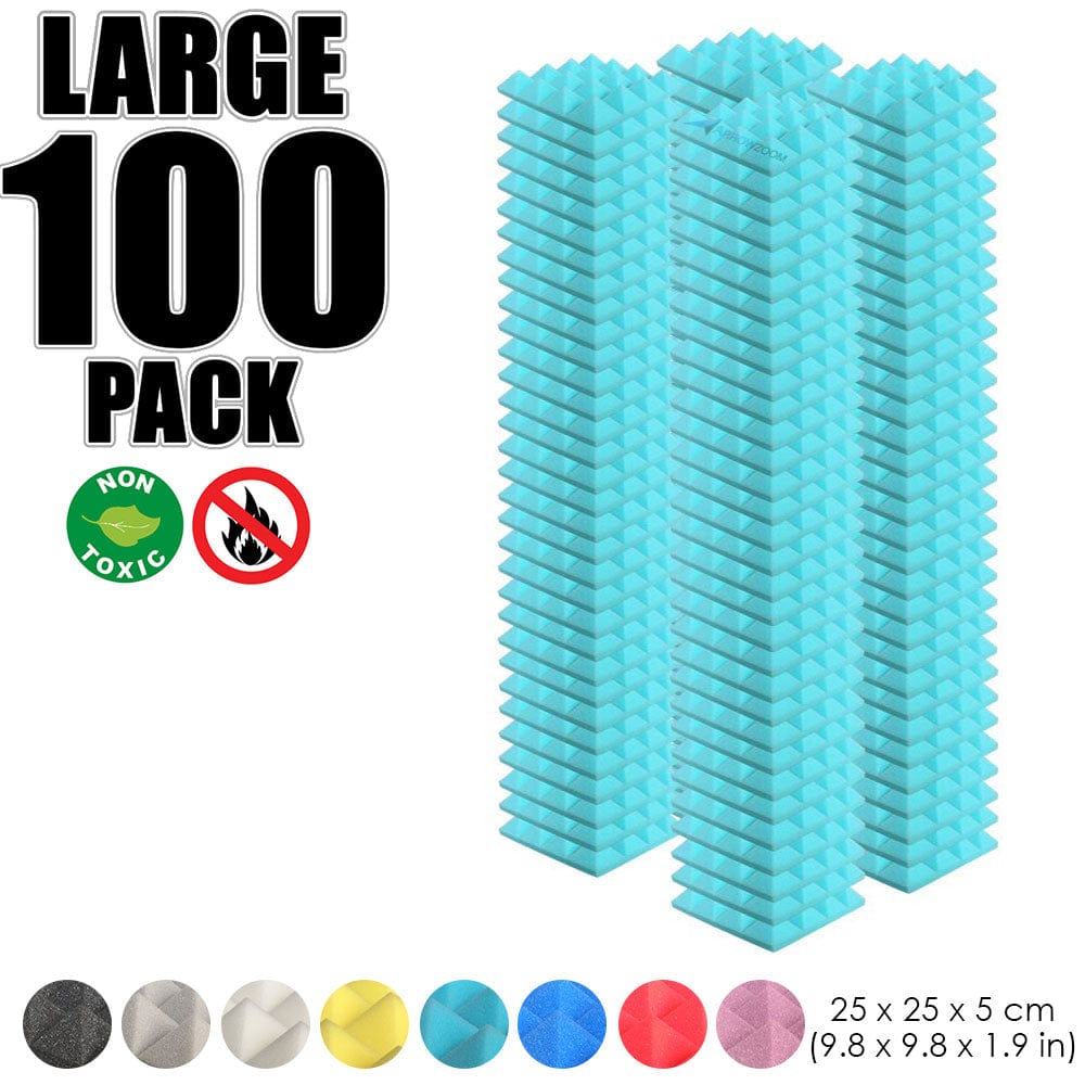 silexofy 100 pcs Bundle Acoustic Foam