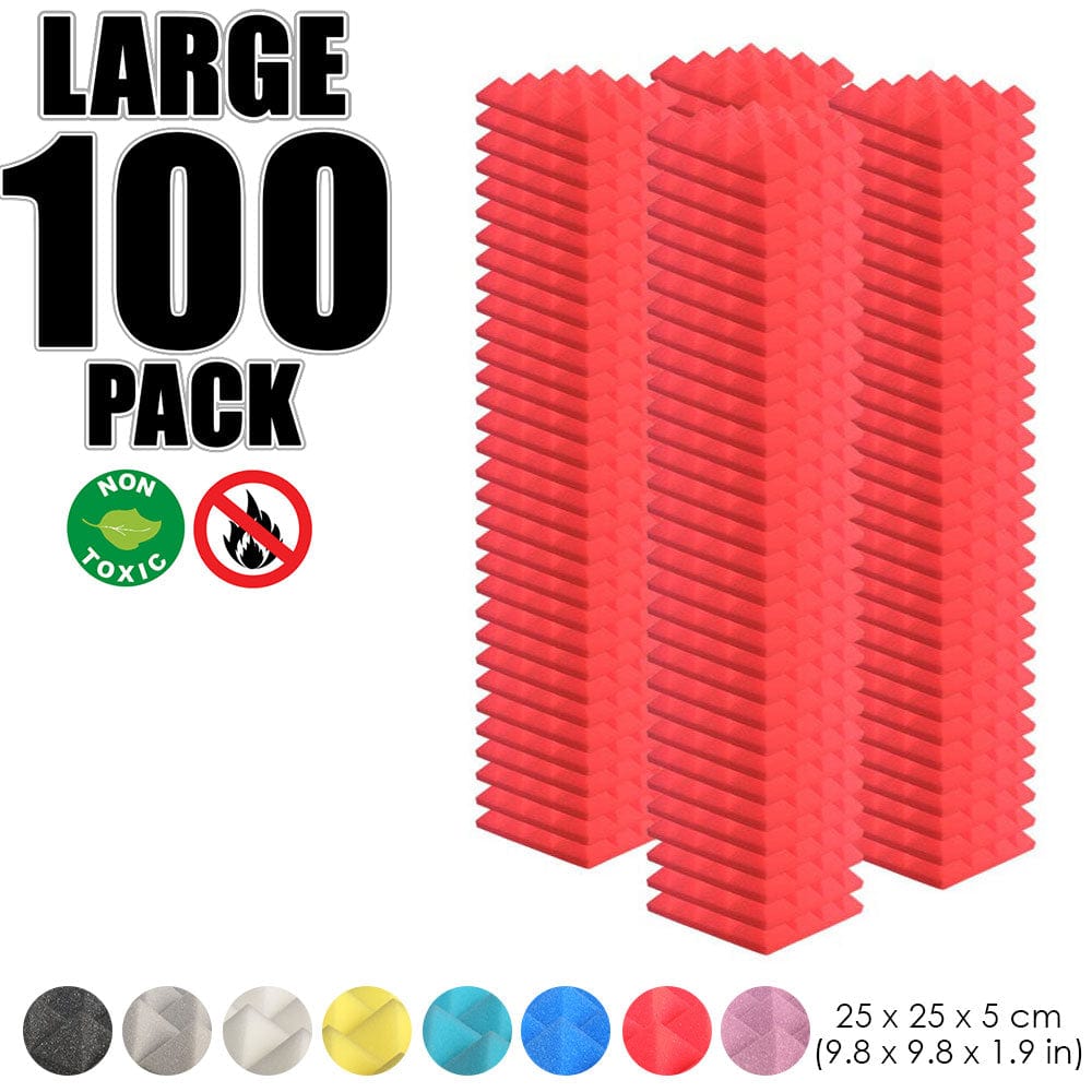 silexofy 100 pcs Bundle Acoustic Foam