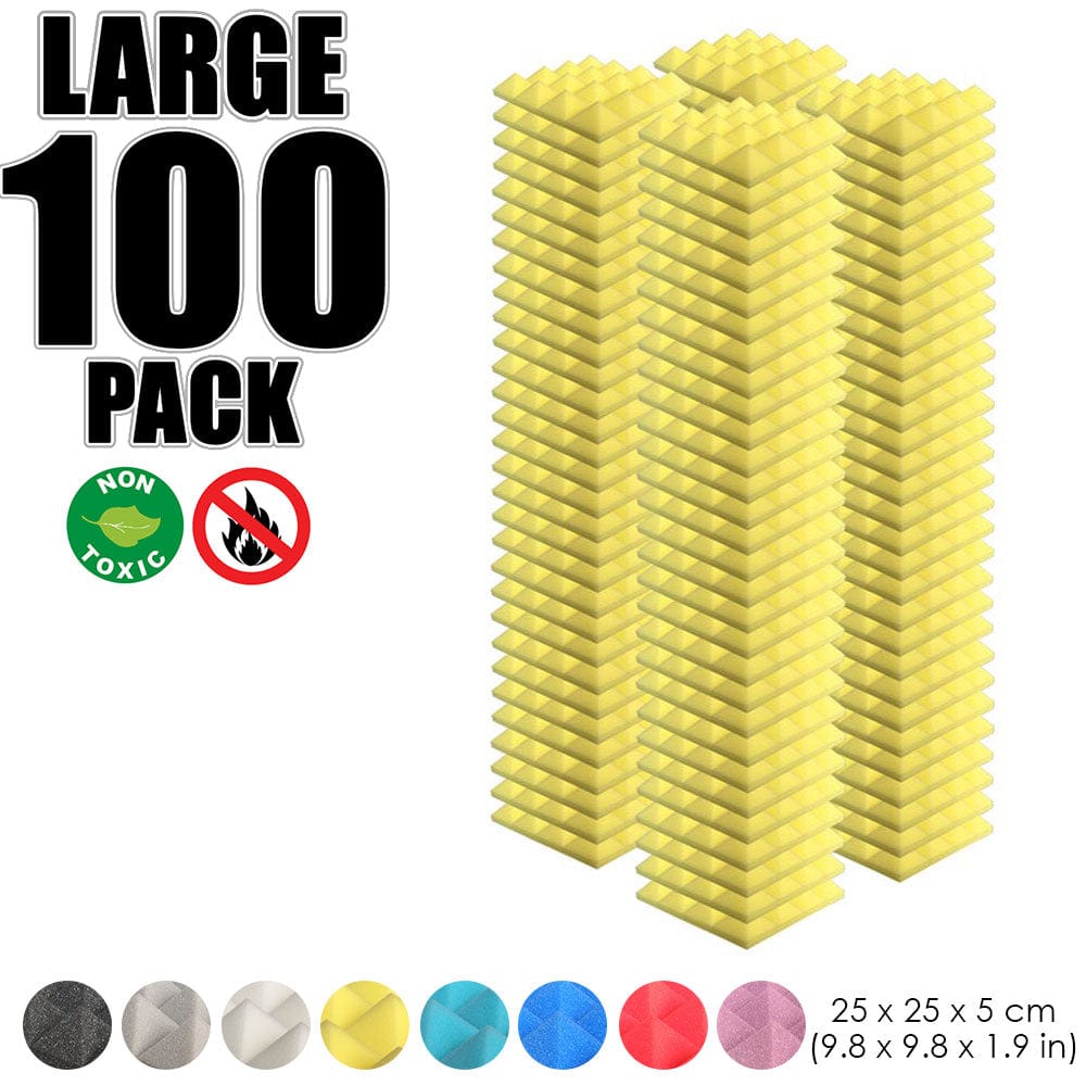 silexofy 100 pcs Bundle Acoustic Foam